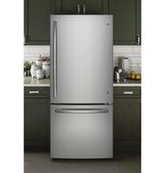 GE Stainless Steel Bottom Freezer Refrigerator N12