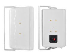 OSD Audio AP850 8-inch 2 Way 8 Ohm Indoor or Outdoor Patio Speaker Pair, White N4