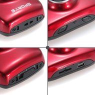 Water &amp; Wood Red 720P 1280720 HD Outdoor Sport Helmet Action Camera Mini DV Camcorder Waterproof Drive Record... N2