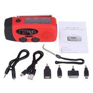 [2016 Upgraded Version] GHB Solar Hand Crank Radio Self Powered Weather Emergency Radio AM/FM/NOAA/WB Dynamo LED... N4