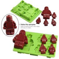 Gwogo Building Brick Silicone Ice Cube Tray Candy Chocolate Mold - 5 Pcs N5