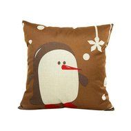 Pillow Cover,Haoricu Vintage Christmas Lovely Pillow Case Sofa Waist Throw Cushion Cover Home Decor (Coffee) N9