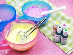 Astra Gourmet 3-Piece Batter Cream Color mixing bowls Set(Random Color) N2