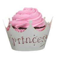 DZT1968(TM)50pcs &#039;Princess&#039; Little Lace Wrapper Cupcake Wrapper Liner Baking Cup Muffin Case Trays Wedding Birthday... N5