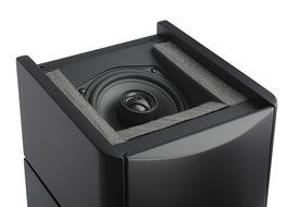 Atlantic Technology 44-DA-P-BLK Dolby Atmos-Enabled Speakers (Pair, Satin Black) N4