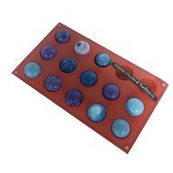 Funshowcase 15 Cavity Semi Sphere Half Round Dome Silicone Mold Chocolate Teacake Baking Tray N3