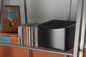 Atlantic Technology 44-DA-P-BLK Dolby Atmos-Enabled Speakers (Pair, Satin Black) N5