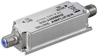 Wentronic 67056-GB SAT-Inline Amplifier 950-2400MHz / 20DB
