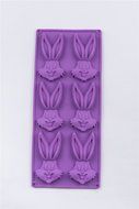 6 Cavity Silicone Rabbit Cake Pudding Jelly Chocolate Mold Handmade Soap Making Mould N5