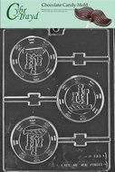 Cybrtrayd D115 Happy Father&#039;s Day Lolly Chocolate Candy Mold with Exclusive Cybrtrayd Copyrighted Chocolate Molding...