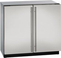 U-Line U3036RRS00B 36" Built In Counter Depth Compact Refrigerator with 6.9 cu. ft. Capacity, in Stainless Steel