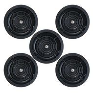 SpeakerCraft Profile CRS8 Three 8-Inch In-Ceiling Speaker &ndash; Contractor Pack &ndash; 5 Pack (Black) N2