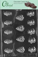 Cybrtrayd C125 Bite Size Tree, Santa, Snow Life of the Party Chocolate Candy Mold with Exclusive Cybrtrayd Copyrighted...