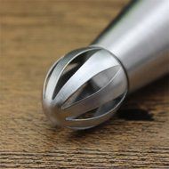 Icing Piping Tip Nozzle Stainless Steel Sphere Ball Decorating Baking Tool for Cupcakes #1 N3