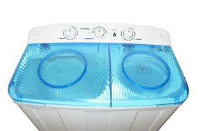 Panda Small Compact Portable Washing Machine (19 lbs Capacity) with Spin Cycle PAN719SG- Largest Size, Built in... N13