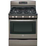 GE JGB650EEFES 30" Slate Gas Sealed Burner Range