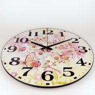 Beautiful Butterfly Wall Decoration Watch Clock Home Decoration Silent Wall Clock