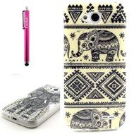 Xperia Z3 Case, Firefish [Shock Absorbent] [Slim Fit] [Anti Slip] Design Clear TPU Gel Silicone Soft Protective... N109