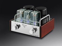 Single End EL84 12AX7B Intergrated Tube Amplifier Class A Stainless Stee Wood Chassis N3