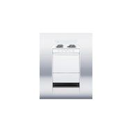 Summit WEM611 24" White Electric Coil Range