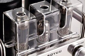 Single End EL84 12AX7B Intergrated Tube Amplifier Class A Stainless Stee Wood Chassis N5