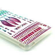 Xperia Z3 Case, Firefish [Shock Absorbent] [Slim Fit] [Anti Slip] Design Clear TPU Gel Silicone Soft Protective... N114