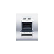 Summit WEM611 24" White Electric Coil Range N2