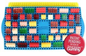 New STACKING 50 Cavity Building Block Candy Mold + Base Plate Style LID + Figure Mold + Dropper + Recipe PDF by... N8