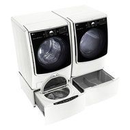 LG TurboWash Series Power Pair Special-Mega Capacity Laundry System with Twin Wash SideKick Pedestal Washer and...