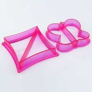 Vktech 5PCS Heart Shape Star Butterfly Elephant Sandwich Maker Bread Mold Mould St N2
