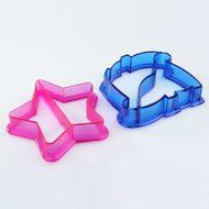 Vktech 5PCS Heart Shape Star Butterfly Elephant Sandwich Maker Bread Mold Mould St N3