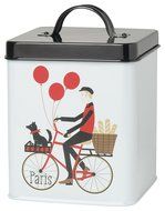 Now Designs L19014 Storage Tins, Food Trucks, Green, Set of 2 N2