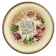 Grasslands Road Autumn Impressions, A Time And Season Pie Plate #470764