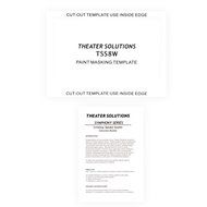 Theater Solutions TSS8W In Wall 8" Speakers Surround Sound Home Theater Deluxe 3 Pair Pack 3TSS8W N5