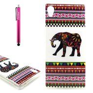 Xperia Z3 Case, Firefish [Shock Absorbent] [Slim Fit] [Anti Slip] Design Clear TPU Gel Silicone Soft Protective... N139