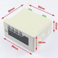 RioRand Digital Frequency Panel Meter 50-60hz LED Electric Reading AC 50-500V, Single Phase N2