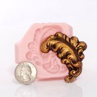 Feather Plume Silicone Mold Food Safe Chocolate, Fondant, Candy, Craft or Jewelry Mold Resin, Clay, Flexible and...