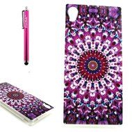 Xperia Z3 Case, Firefish [Shock Absorbent] [Slim Fit] [Anti Slip] Design Clear TPU Gel Silicone Soft Protective... N141