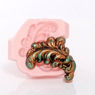 Feather Plume Silicone Mold Food Safe Chocolate, Fondant, Candy, Craft or Jewelry Mold Resin, Clay, Flexible and... N2