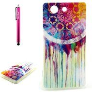 Xperia Z3 Case, Firefish [Shock Absorbent] [Slim Fit] [Anti Slip] Design Clear TPU Gel Silicone Soft Protective... N142