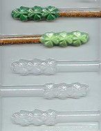 Shamrock Pretzel Rod Candy Mold