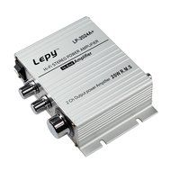 Lepy LP-2024A+ Digital 2x20W Mini Hi-fi Stereo Power Amplifier Silver with 3A Power Cable for MP3 MP4 Mobile Phone... N5