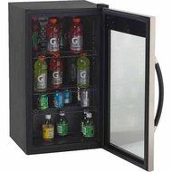 Avanti Showcase Beverage Cooler with Stainless Steel Door Frame and Dual-Pane Glass Door