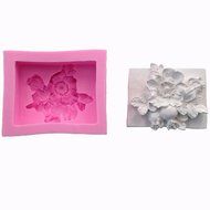 WYD Handmade Soap Mold DIY Rose Silicone Resin Mold Chocolate Cake Mold Silicone Mold Baking Mold N3