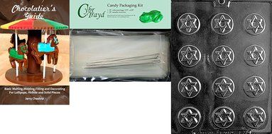 Cybrtrayd R072 Star of David Mints Chocolate Candy Mold with Exclusive Cybrtrayd Copyrighted Chocolate Molding... N5