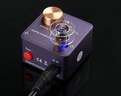 Nobsound NS-01E Mini Tube Headphone Amplifier Stereo HiFi Amp Audio Preamp (Black) N6