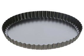 28cm Non Stick Fluted Flan Tin With Loose Base N2