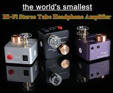Nobsound NS-01E Mini Tube Headphone Amplifier Stereo HiFi Amp Audio Preamp (Black) N7