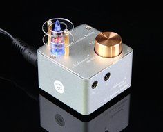 Nobsound NS-01E Mini Tube Headphone Amplifier Stereo HiFi Amp Audio Preamp (Black) N8