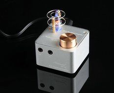 Nobsound NS-01E Mini Tube Headphone Amplifier Stereo HiFi Amp Audio Preamp (Black) N9